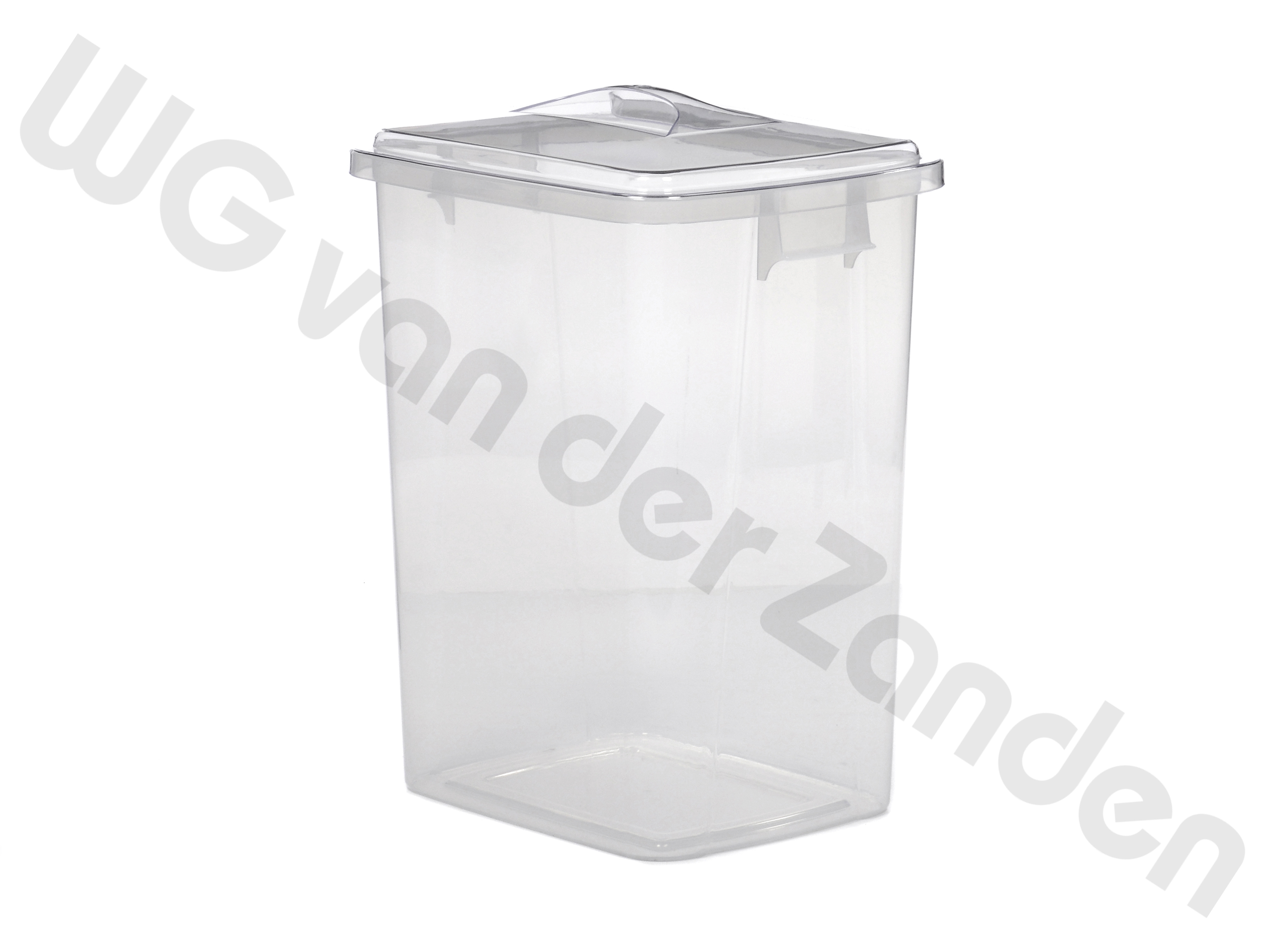 441185 VOEDSELCONTAINER &quot;SPACE SAVER&quot; TRSP MD. 65LTR 37X47X63CM