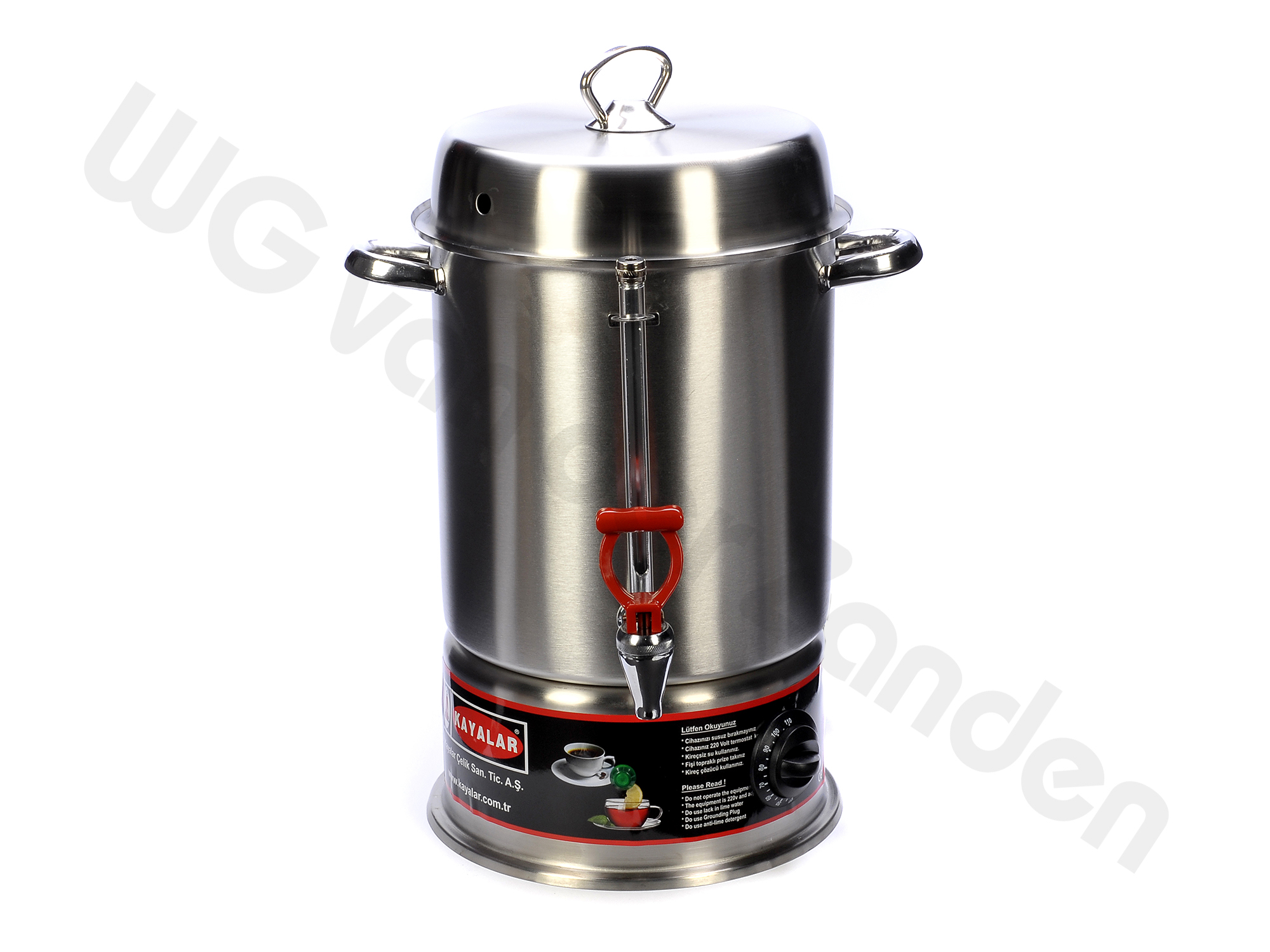 332233 WATER BOILER 6 LTR S/S 230V 1200W 50-60HZ