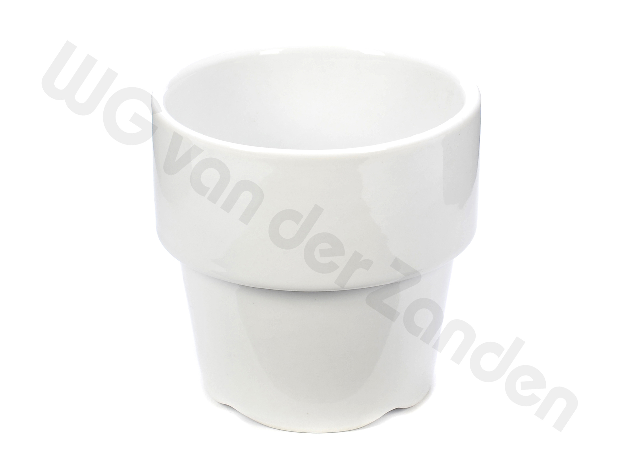 392605 MELKBEKER HP 21CL FLAT Z/OOR &quot;HOLLAND PORCELAIN&quot;