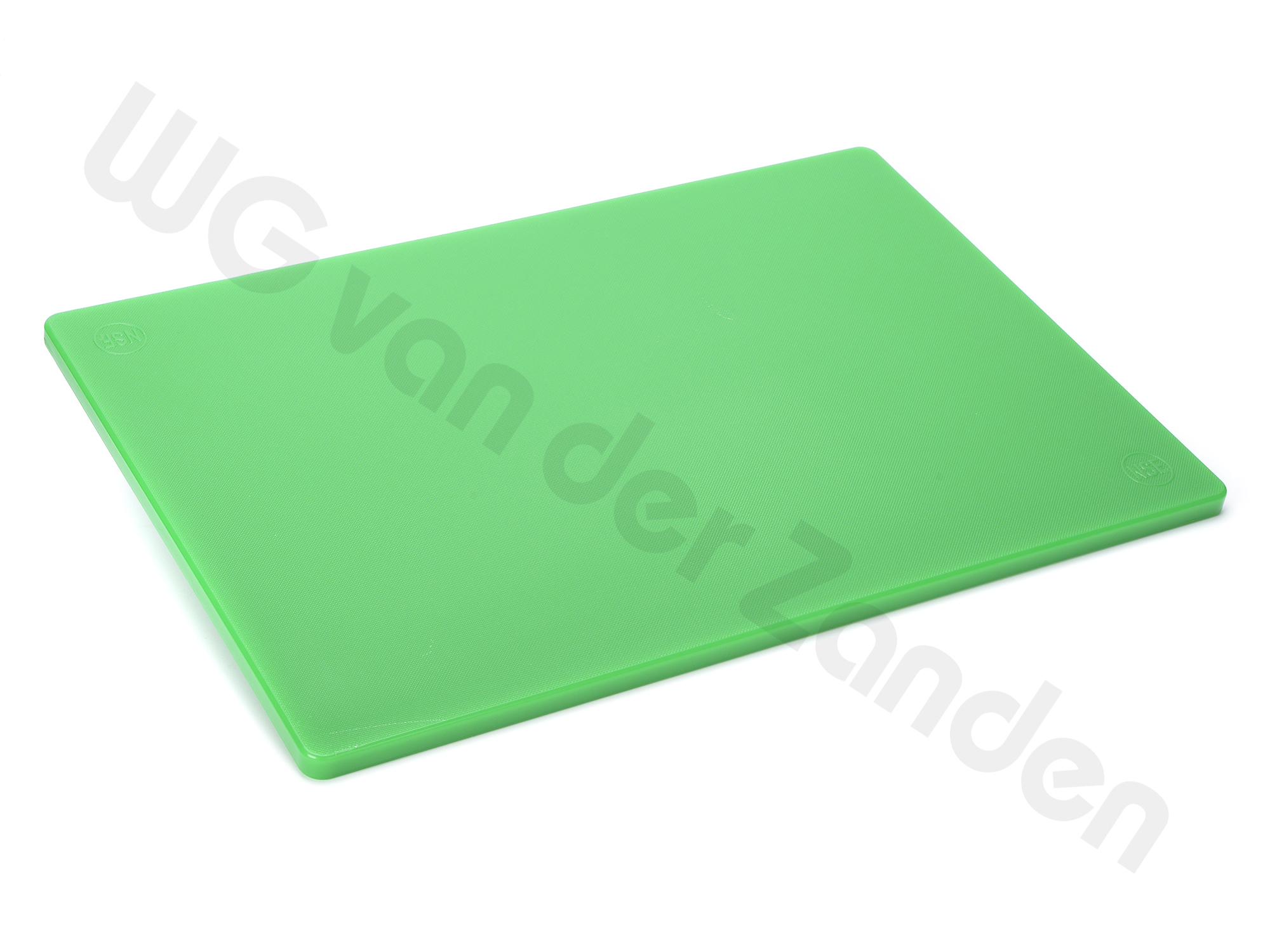 Plastic Cutting Board - Haccp-Compliant - Rectangle - Green - 18