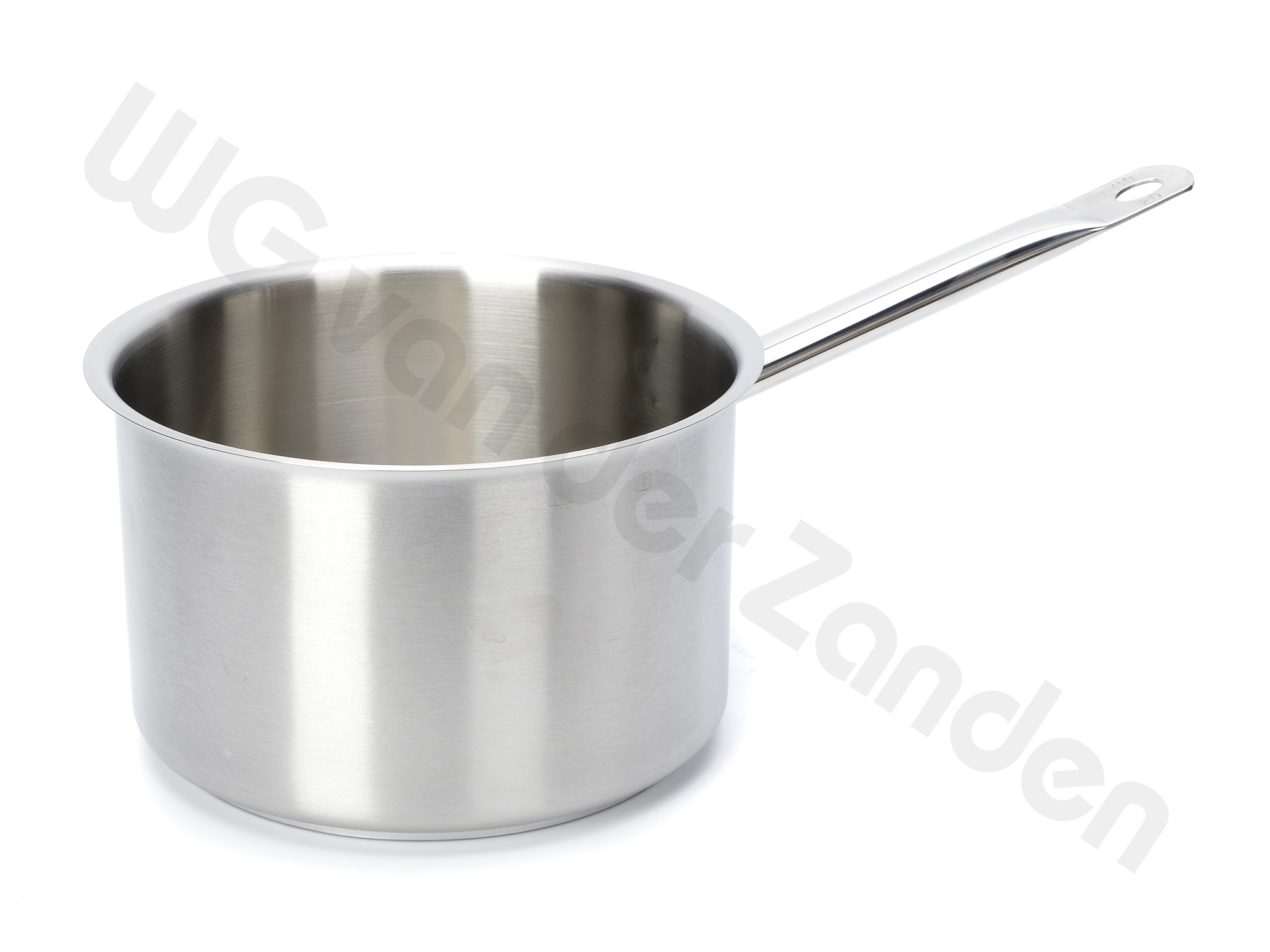 531611 SAUCE PAN ONE HANDLE S/S 16Ø X 11CM 2.2 LTR