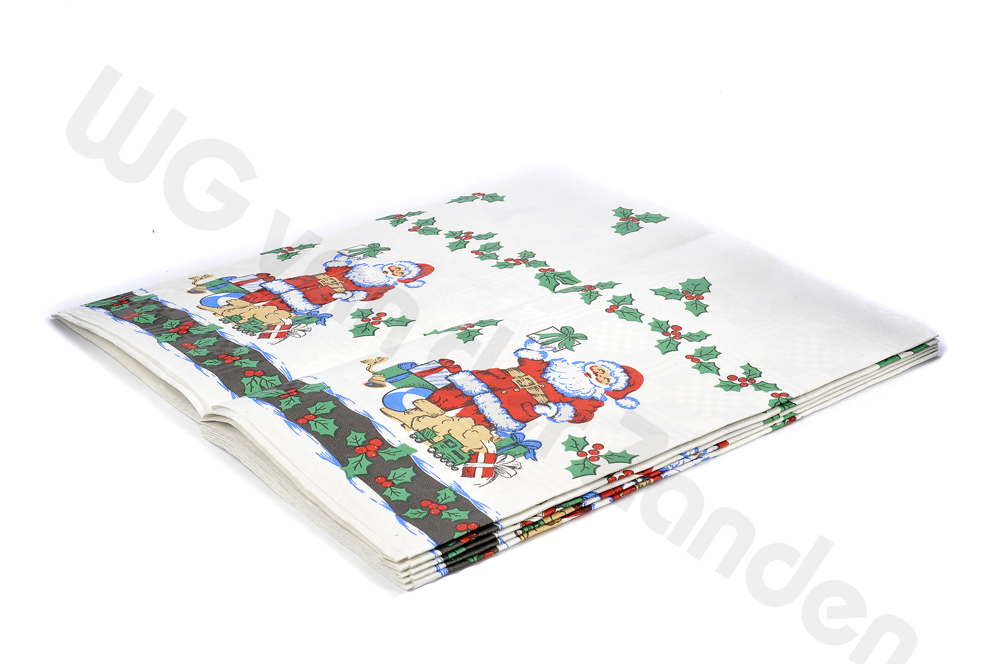 980564 XMAS TABLE CLOTH PAPER WHITE 120CM X 8 MTR